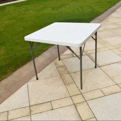 87CM plastic square folding table indoor/outdoor folding table for dining/banquet/balcony/camping/picnic/patio