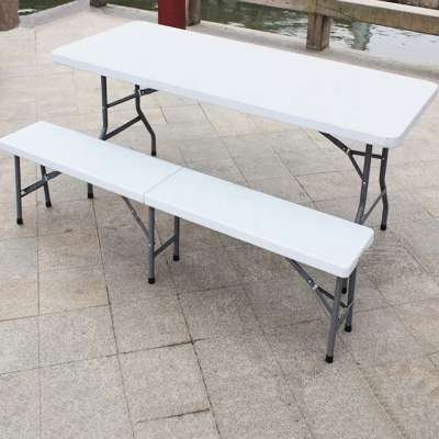 72 inch 183cm plastic folding bench, cheap plastic folding bench table