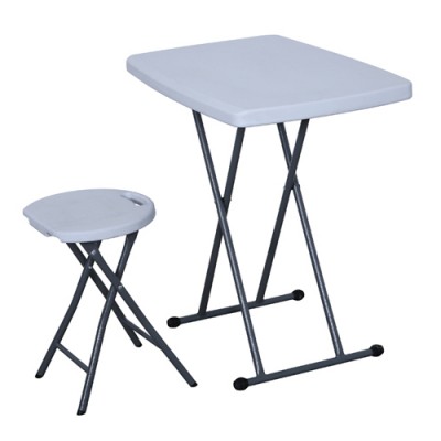 2020 white plastic adjustable folding table for indoor or outdoor